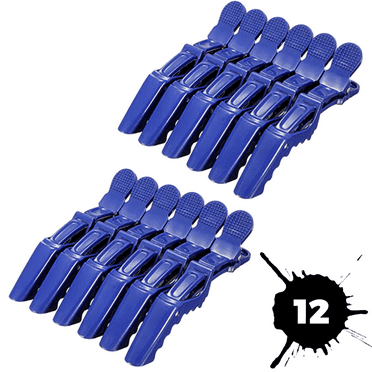 Details about   5Pcs Hairdressing Salon Sectioning Clamps Crocodile Clips Styling Hairpin Grip 